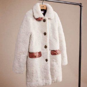 Coach Shearling Coat (worn once great condition)